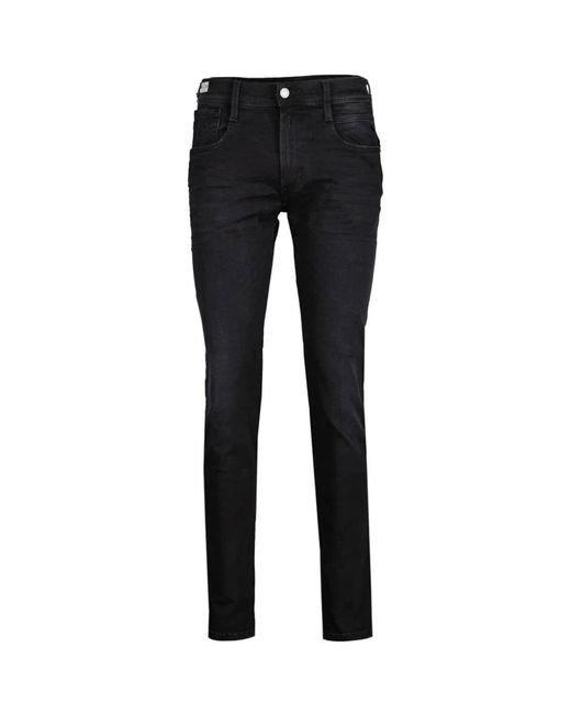 Replay Black Slim-Fit Jeans for men