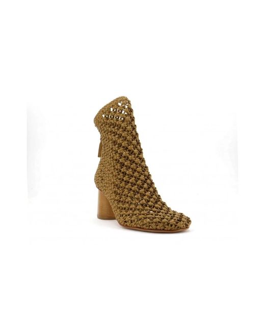 Elena Iachi Brown Heeled Boots