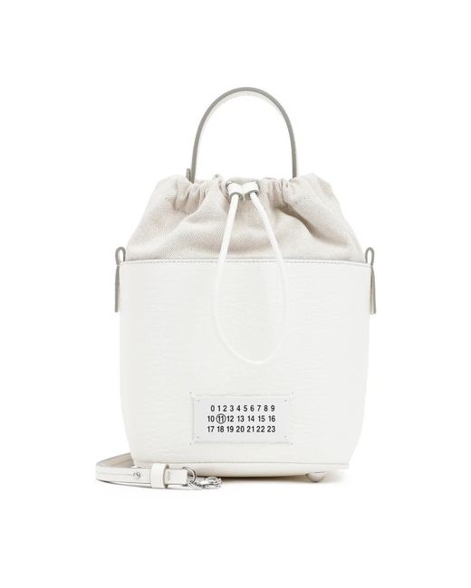 5ac mini borsa in bianco di Maison Margiela in White