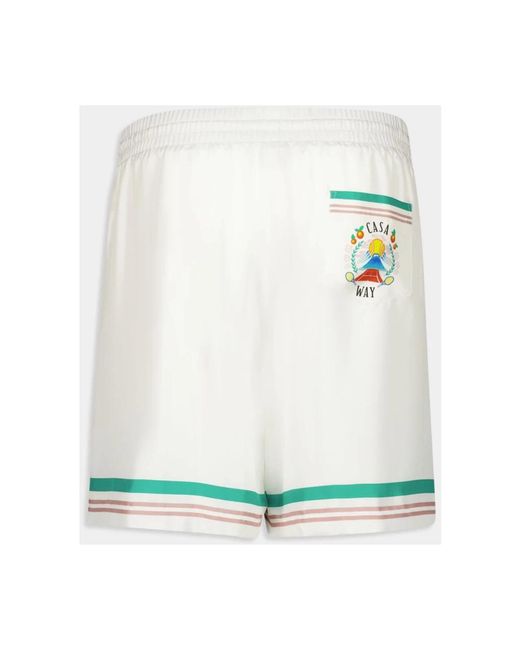 Casual Shorts Casablanca de hombre de color White