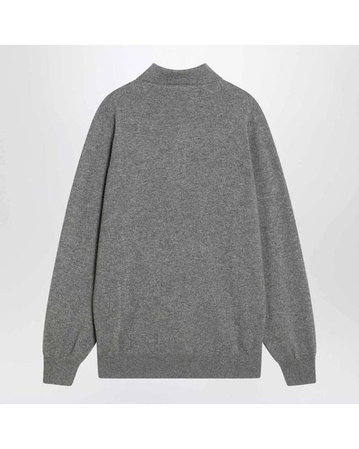 Brunello Cucinelli Gray Polo Shirts for men