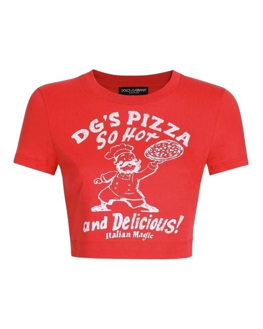 Dolce & Gabbana Red T-Shirts