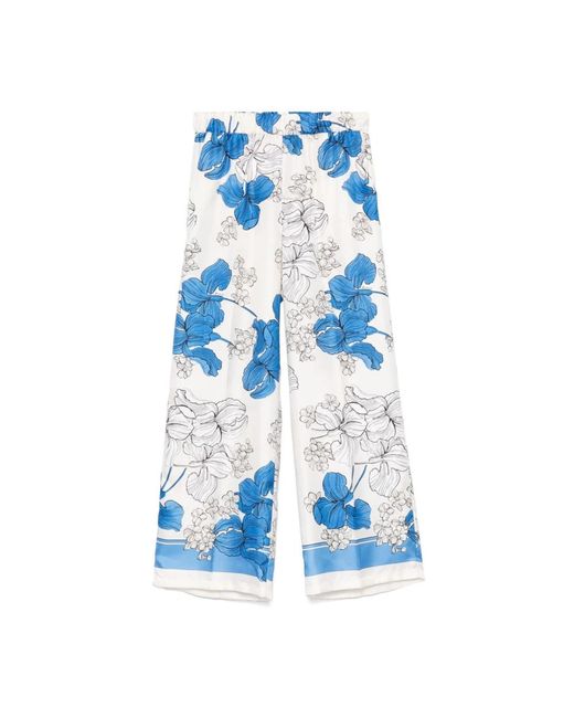P.A.R.O.S.H. Blue Wide Trousers