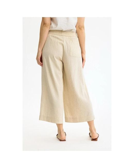 iN FRONT Natural Wide Trousers