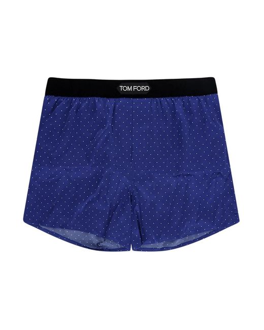 Tom Ford Ondergoed ,Blauw ,Boxer in het Blue voor heren
