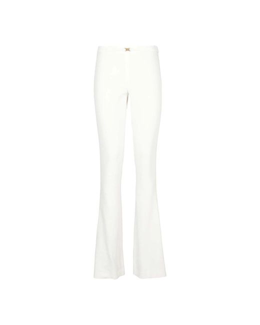 Trousers > wide trousers Blumarine en coloris White