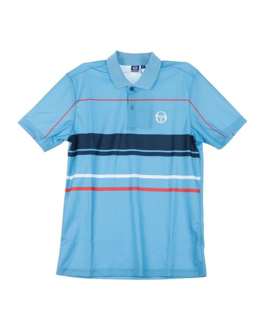 Sergio Tacchini Blue Polo Shirts for men