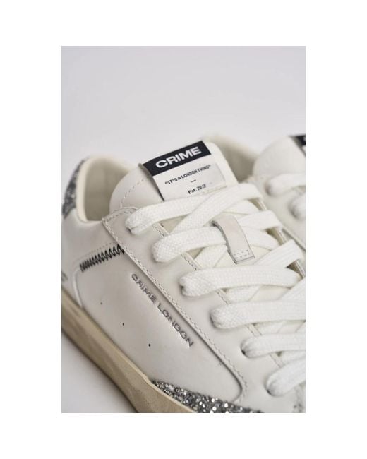 Crime London White Sneakers