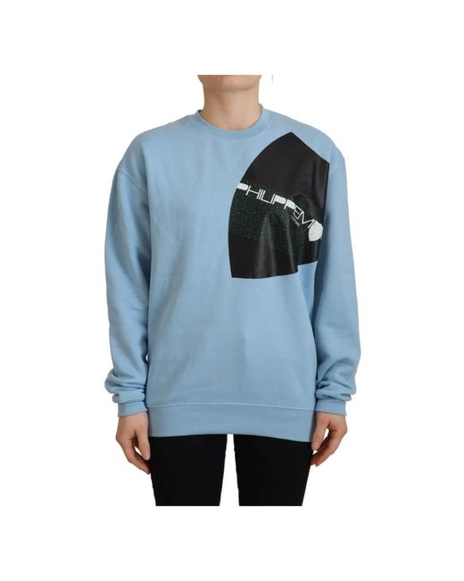 Philippe Model Blue Sweatshirts