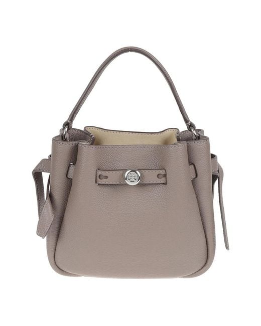 Tory Burch Gray Bucket Bags