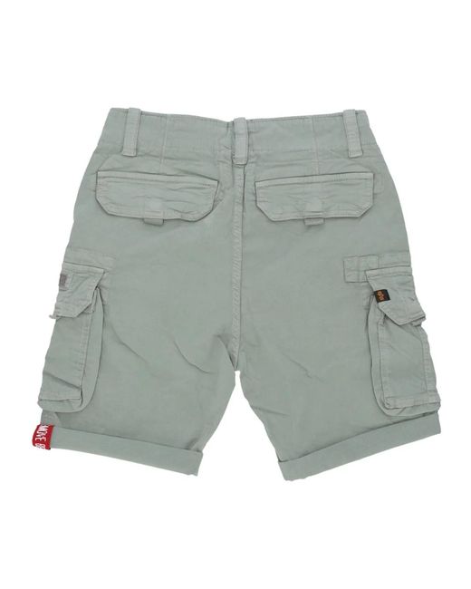 Alpha Industries Casual Shorts in Gray für Herren