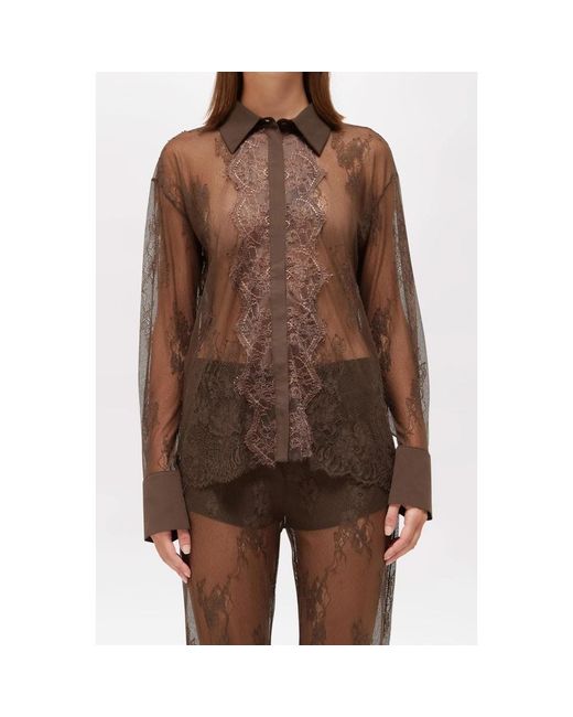 Blugirl Blumarine Brown Shirts