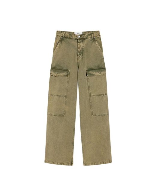 AMI Jeans ,Groen ,Nylon Zijde & Nylon Shorts in het Green voor heren