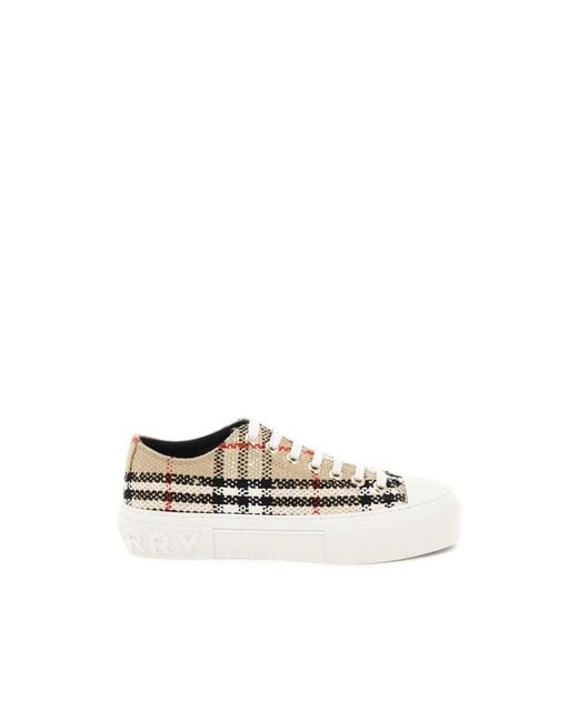 Burberry Multicolor Check Wool Sneaker