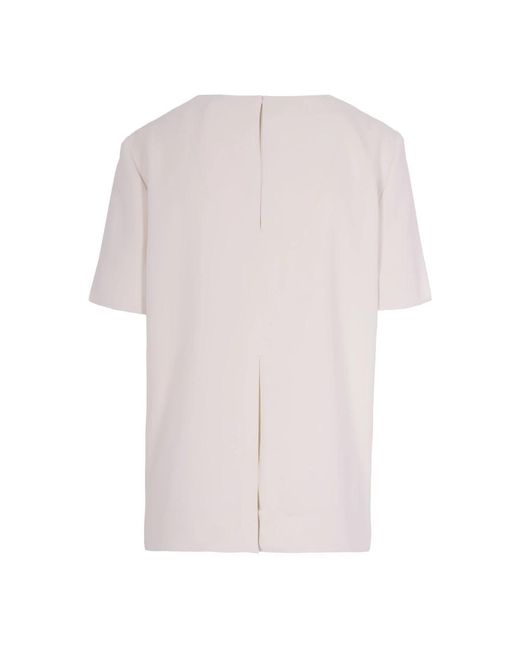 P.A.R.O.S.H. Overhemden ,Polyester Panty Blouse in het White