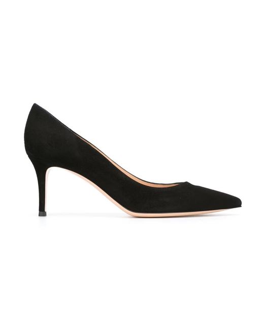 Gianvito Rossi Black 70 Pump