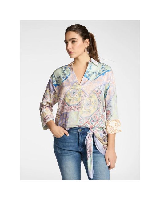 Blouses Elena Miro de color Purple