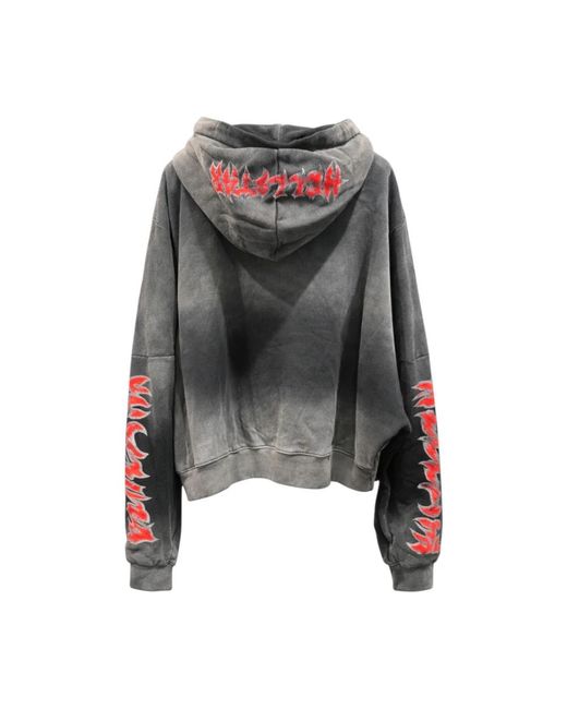 Hoodies HELLSTAR de hombre de color Gray