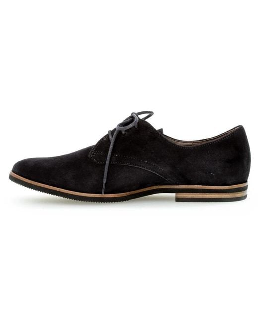 Gabor Black Laced Shoes