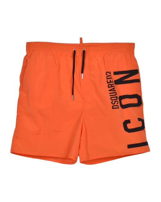 DSquared² Orange Beachwear for men