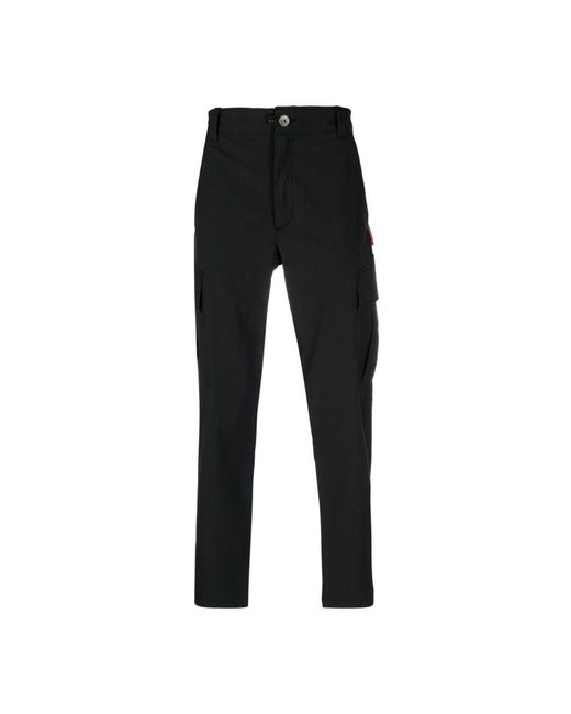 Parajumpers Black Straight Trousers for men