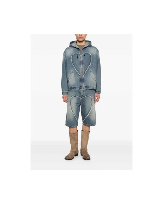Carne Bollente Blue Denim Jackets for men