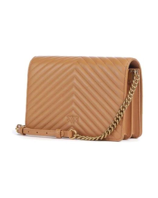 Pinko Brown Cross Body Bags