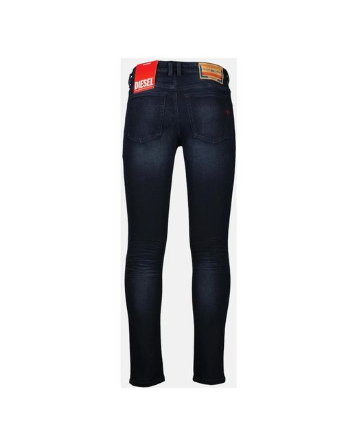 DIESEL Blue Skinny Fit Jeans for men
