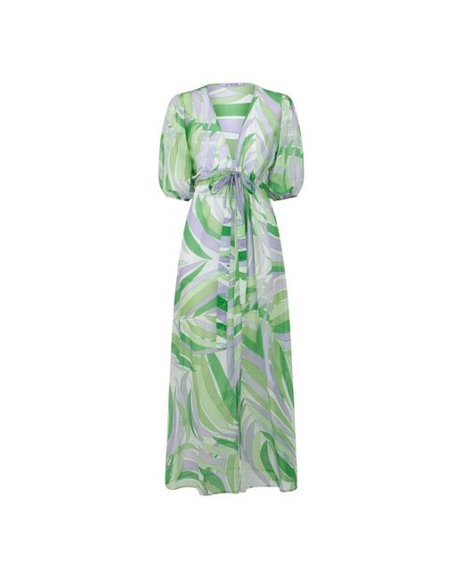 Mc2 Saint Barth Kleedjes ,Groen ,Maxi Kleedjes in het Green