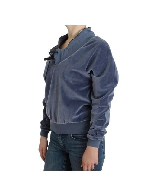 Roberto Cavalli Blue Sweatshirts