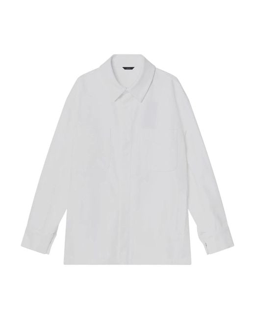 Fendi Camicia Manica Lunga in het White voor heren