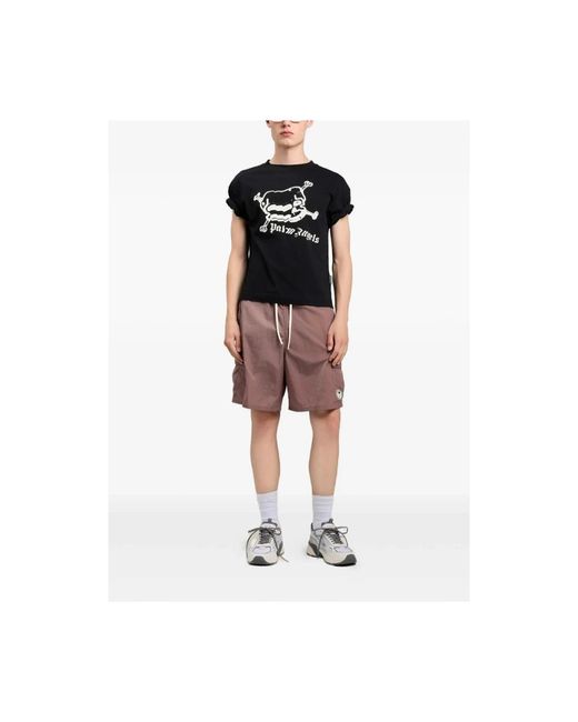 Palm Angels Black T-Shirts for men