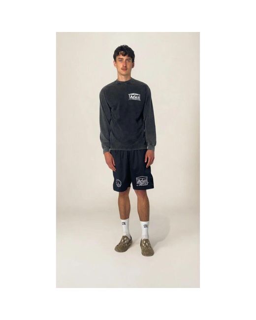 Aries Antikes Tempel Langarm Tee in Black für Herren
