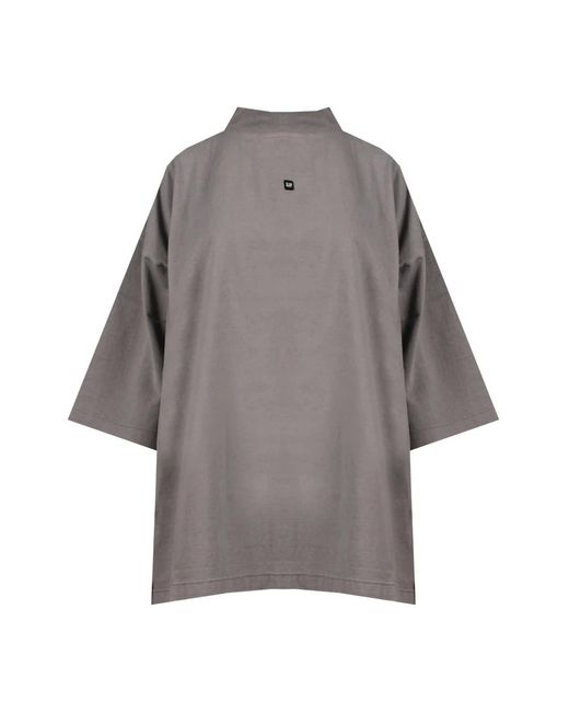 Yeezy Gray Logo T-Shirt Oversize Rundhals