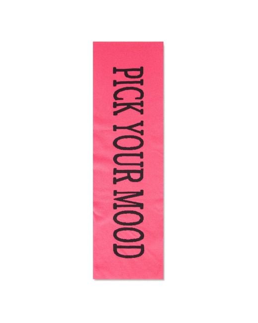 Alberta Ferretti Pink Winter Scarves