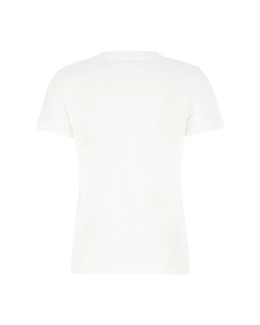 Max Mara Casual Katoenen T-Shirt Voor Vrouwen in het White