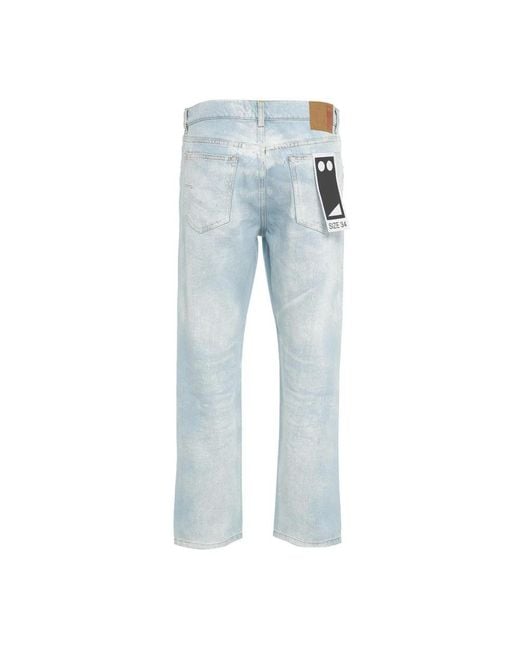 Mauro Grifoni Blue Straight Jeans for men