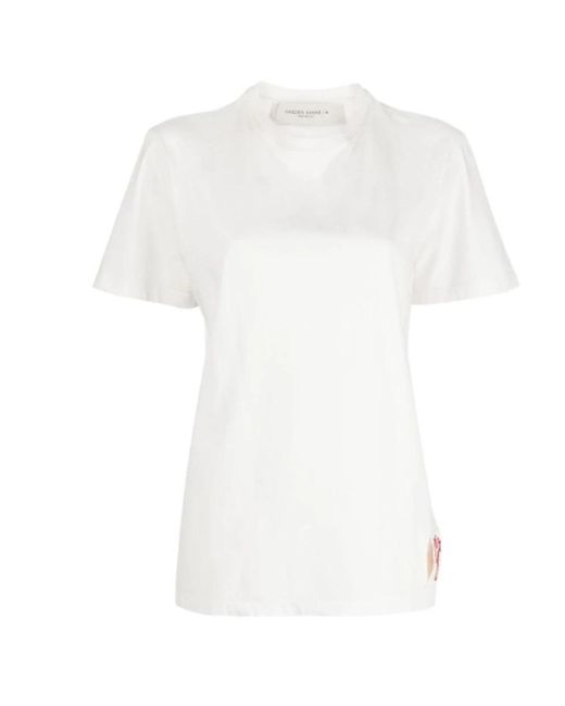 Golden Goose Deluxe Brand White T-Shirts
