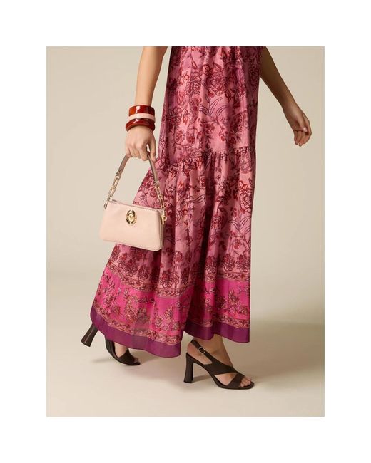 Handbags Oltre de color Pink