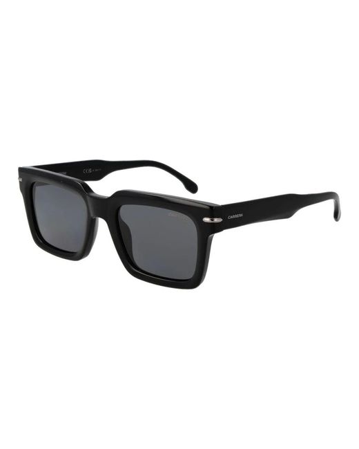 Carrera Black Schwarze Polarisierte Rechteckige Sonnenbrille