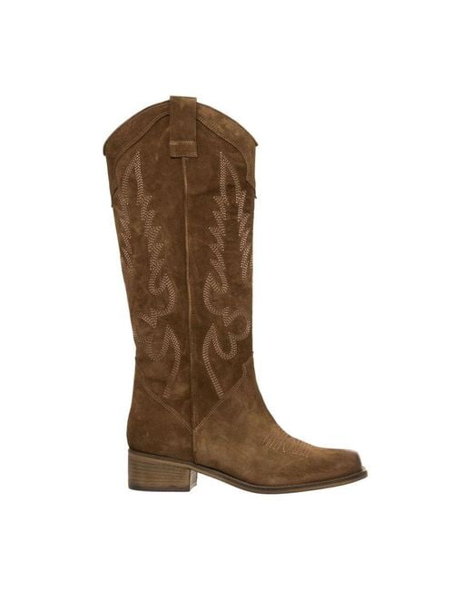 CURIOSITÉ Brown Cowboy Boots