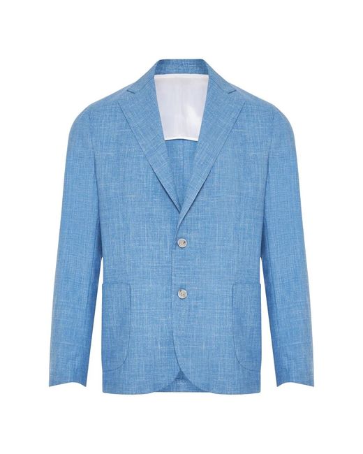 Barba Napoli Blue Blazers for men