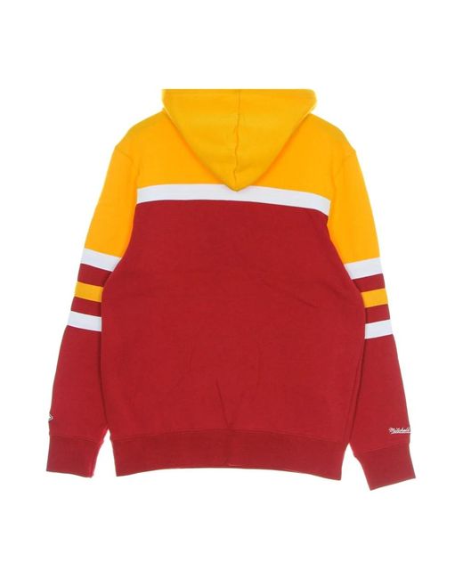 Hoodies Mitchell & Ness de hombre de color Red