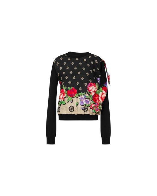 Moschino Bedrukte Pullover in het Black