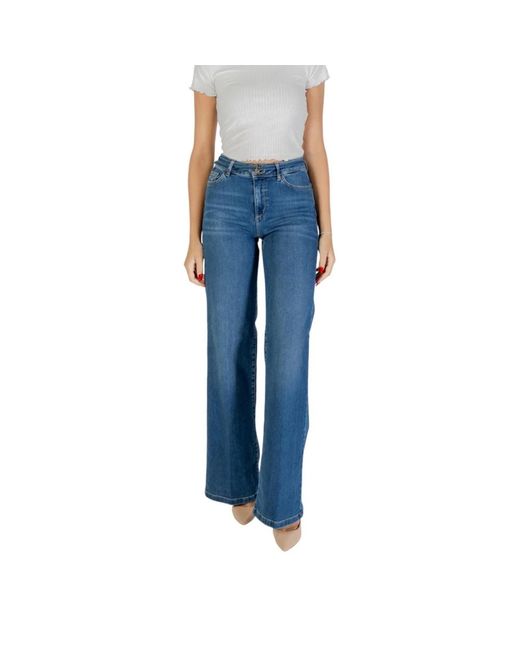 Liu Jo Wide Jeans in het Blue