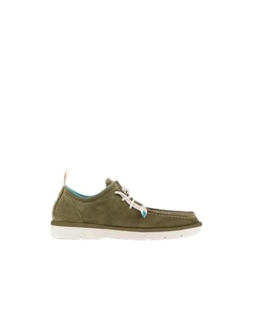Pànchic Green Laced Shoes for men