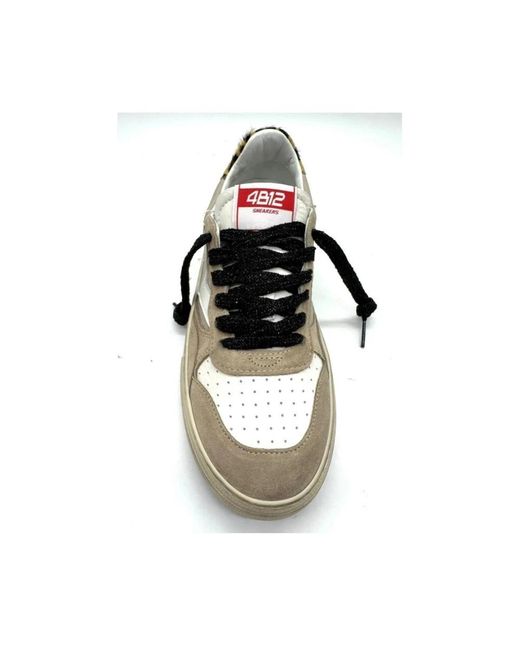 4b12 Metallic Hyper Sneaker