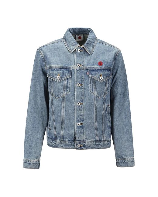 ICECREAM Jassen ,Blauw ,Denim Denim Trucker Jacket in het Blue voor heren
