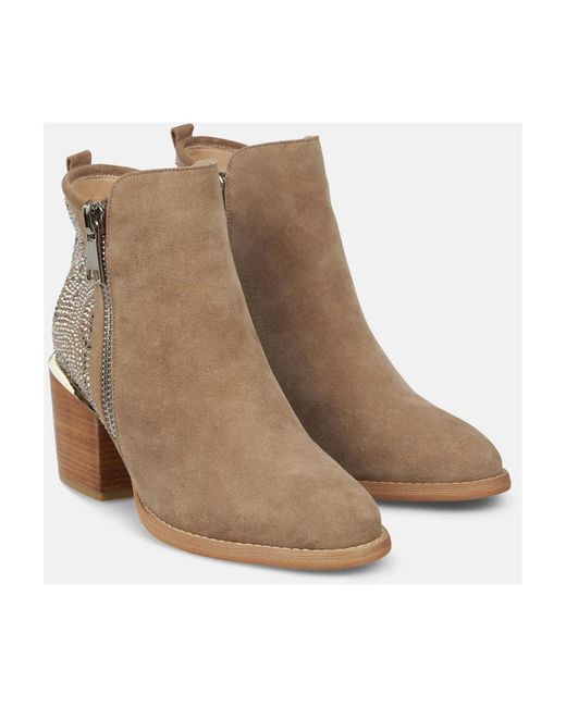 Alma En Pena. Brown Cowboy & Biker Boots