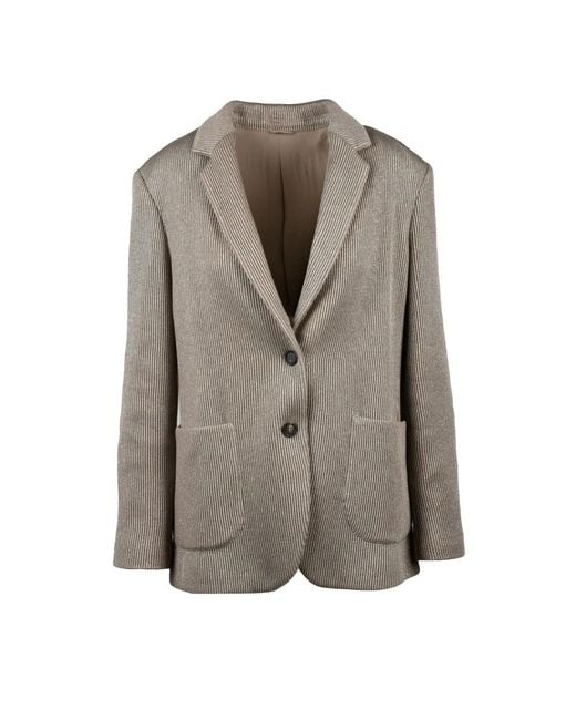 Brunello Cucinelli Blazer in het Brown